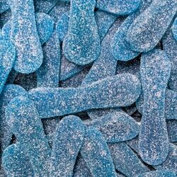 Langues bleu framboise