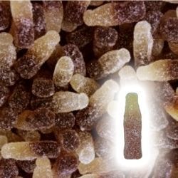 Bouteille cola sucrée 100g