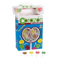 Lot de 5 sucettes coeurs